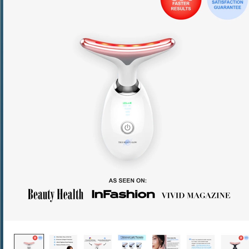 Beauty Glow Facial Sculptor. New.